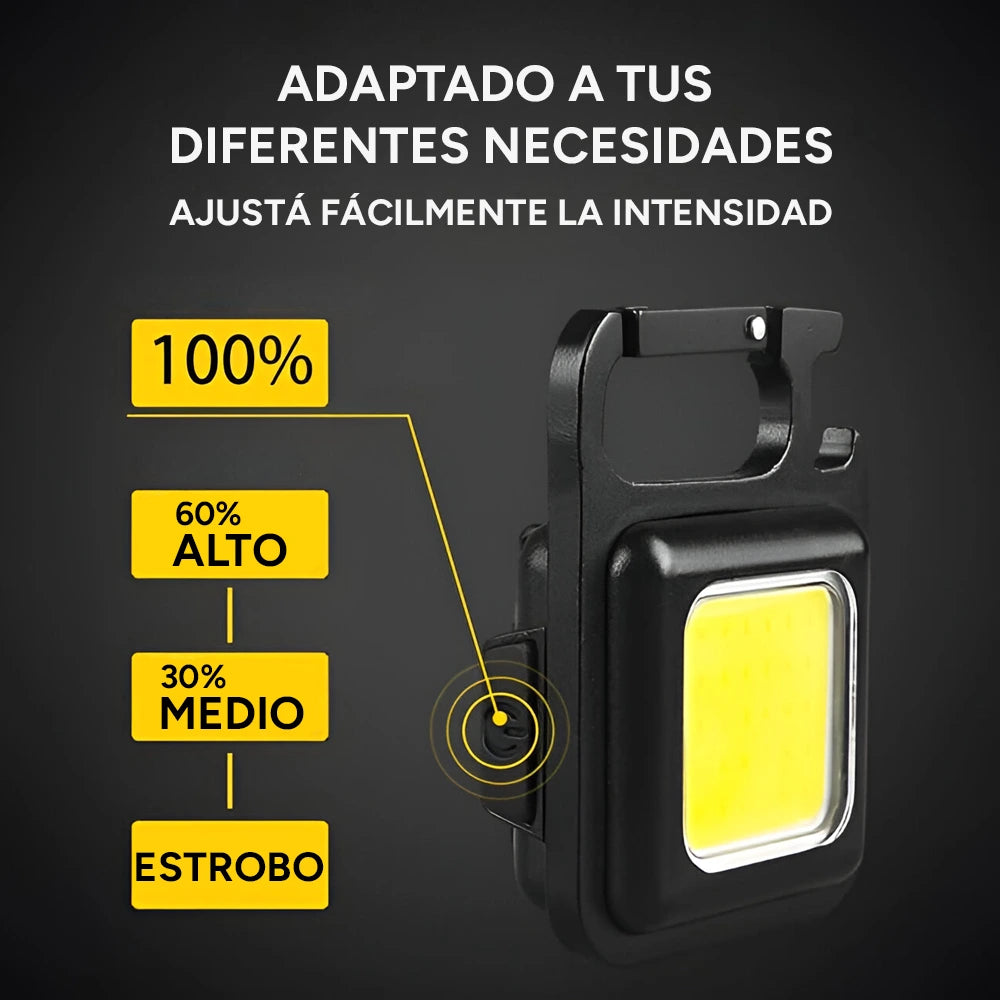 LumiKey™ Linterna Portátil Magnética Recargable