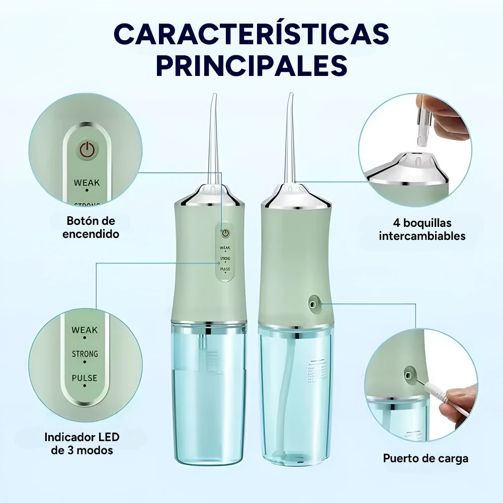 AquaDent™ Irrigador Bucal de Alta Presión