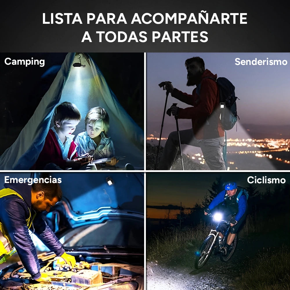 LumiKey™ Linterna Portátil Magnética Recargable
