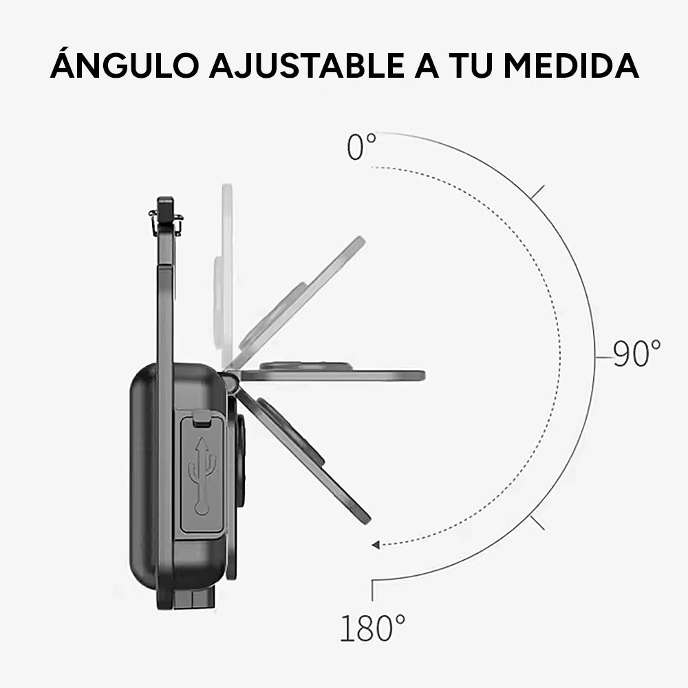 LumiKey™ Linterna Portátil Magnética Recargable