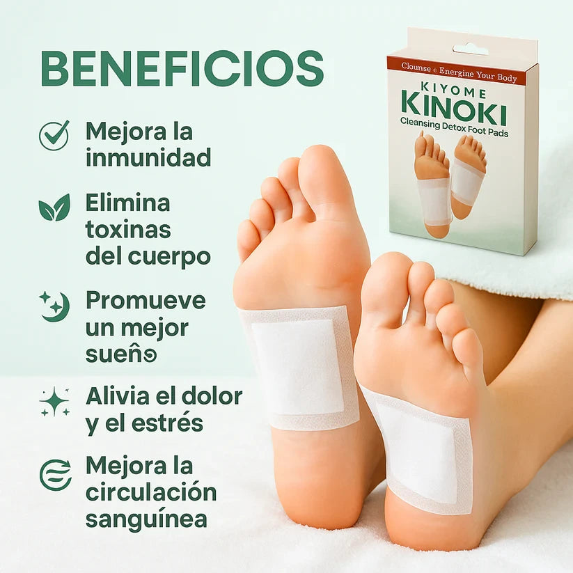 Kinoki™ Parches Desintoxicantes de Bambú y Hierbas Orientales