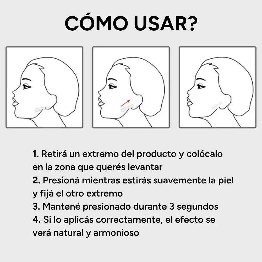 Cinta Invisible de Estiramiento Facial V-Shape™