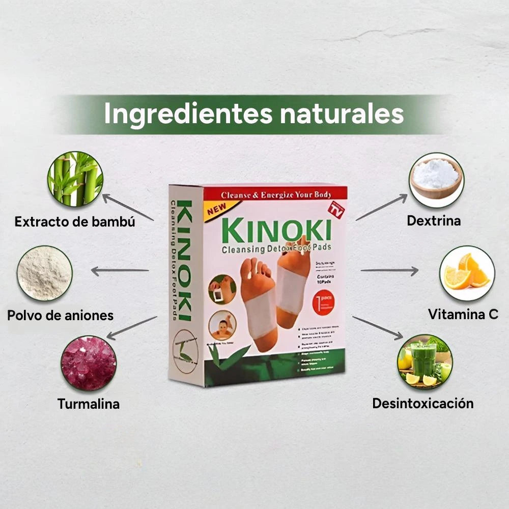 Kinoki™ Parches Desintoxicantes de Bambú y Hierbas Orientales