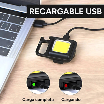 LumiKey™ Linterna Portátil Magnética Recargable