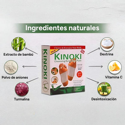Kinoki™ Parches Desintoxicantes de Bambú y Hierbas Orientales